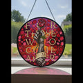 Expedition 33 Suncatcher, Gamer Stained Glass Window Hanging, Clair Obscur Fan Decor