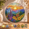 Wildflower Acrylic Suncatcher Puzzle DIY Kit for Adults, Floral Window Hanging Decor, Mother's Day 2026 Gift for Her, Botanical Art Decor