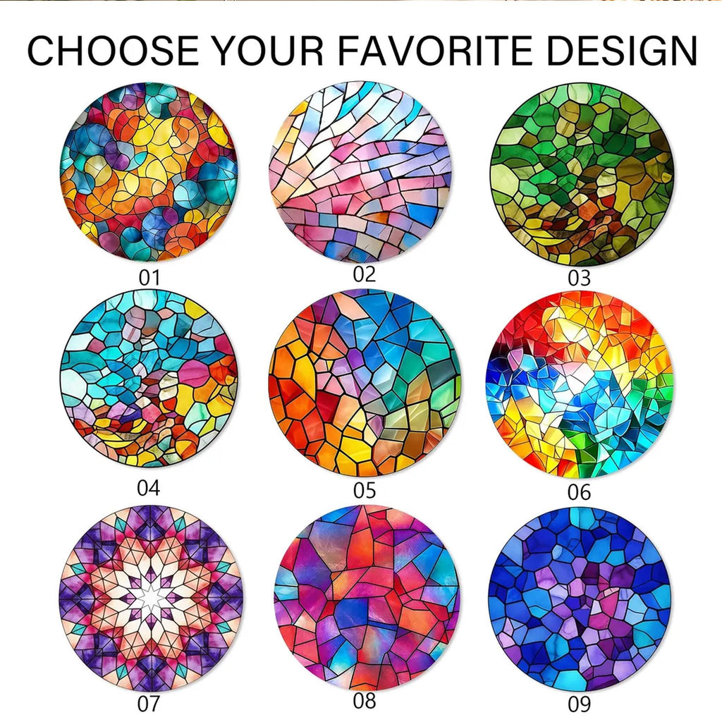 Personalized Photo Suncatcher Puzzle DIY Kit, Custom Family Portrait Window Hanging, 2026 Father's Day Gift, Mother's Day Art Gift